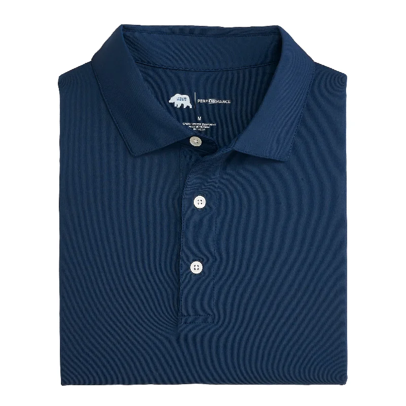 New Products Solid Performance Polo - Navy