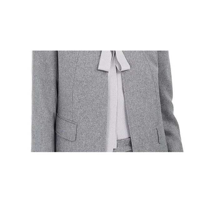 Stylish Wear Anne Klein Women's Blazer Wear To Work Jacket Gray Size 6