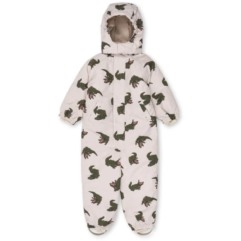 Effortless Elegance Konges Sløjd Crocodile Nohr Snowsuit Print
