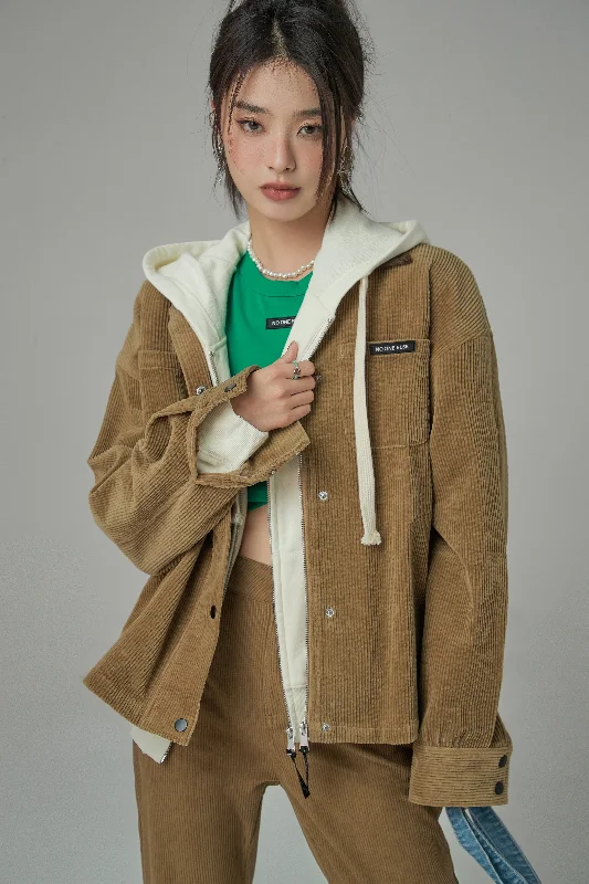Sweet Girl She Will Do It Again Corduroy Jacket