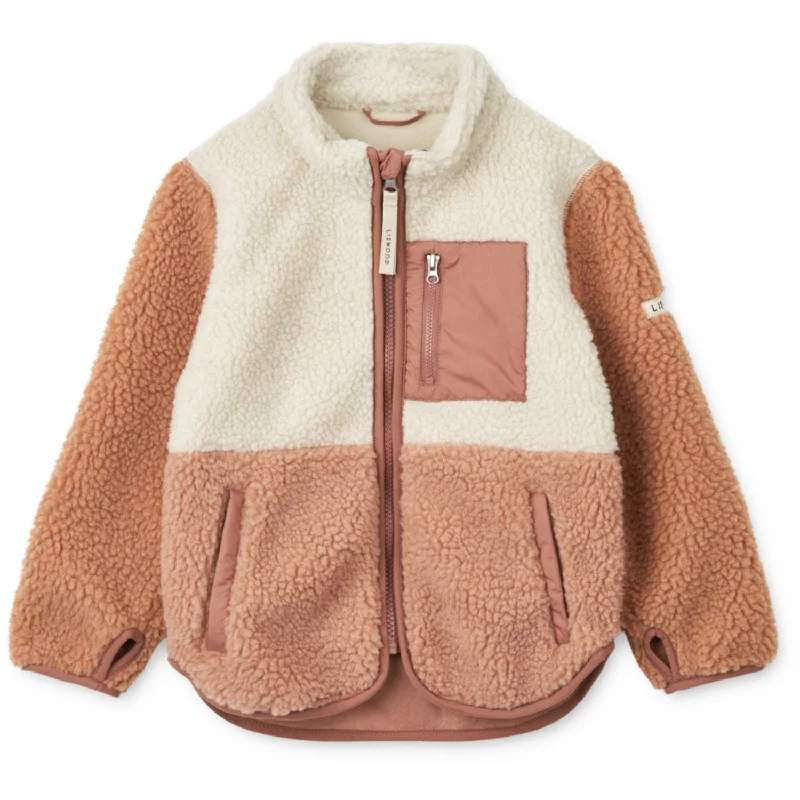 Warm Chic Outfits LieWood Tuscany Rose Multi Mix Nolan Pile Jacket
