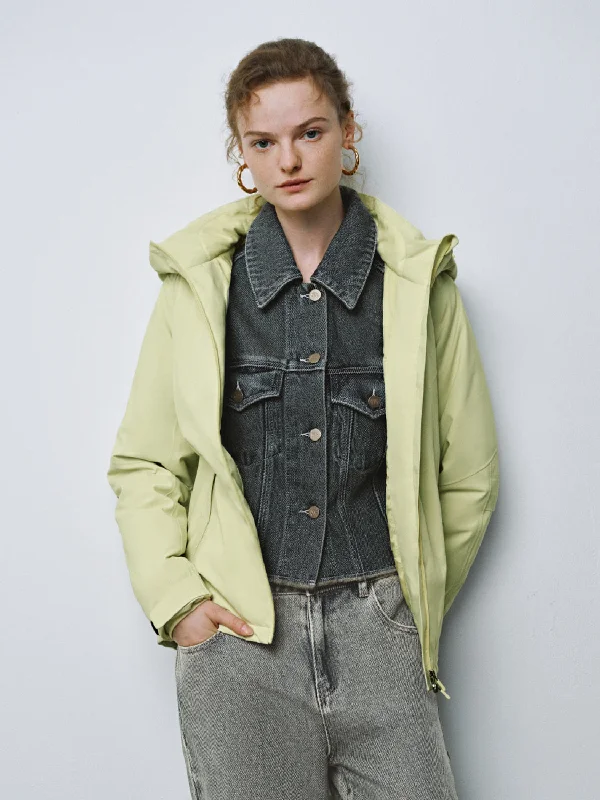 Practical Style Zip Up Front Padded Coats