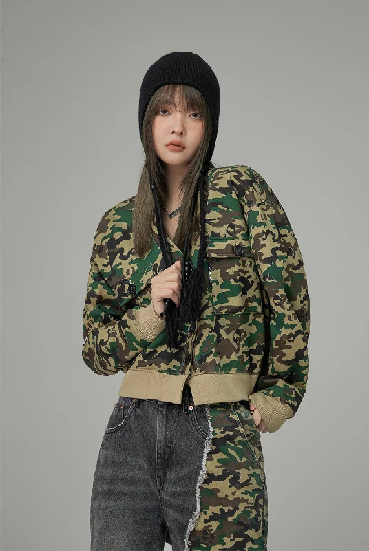 Simple Matching How You Make Me Feel Camo Jacket