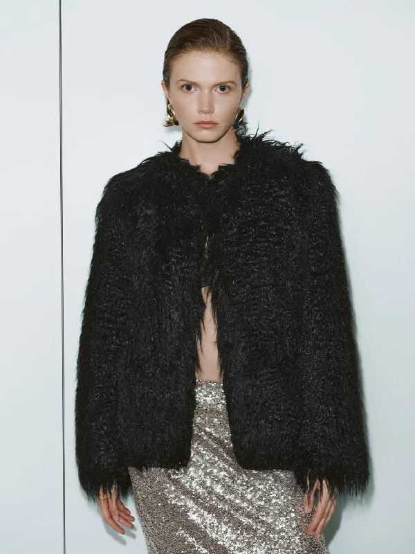 Lounge Chic Loose Fur Jackets