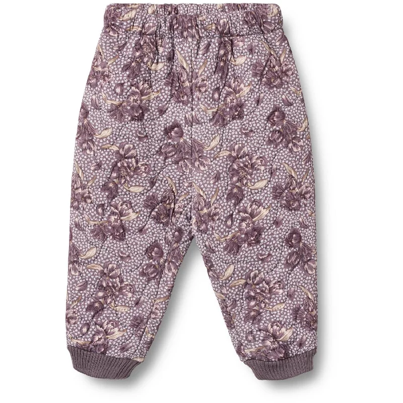 Fashionable Inner Wear Wheat Lilac Tulips Thermo Pants Alex