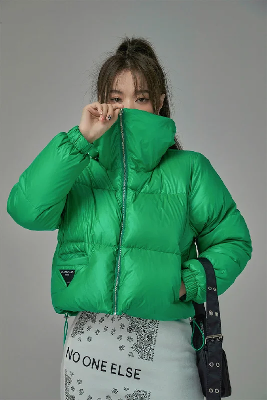 Exquisite Embroidery Just Be True To Yourself Padded Jacket