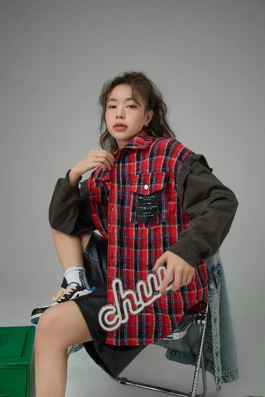 Girl Style It Has Been A While Plaid Shacket