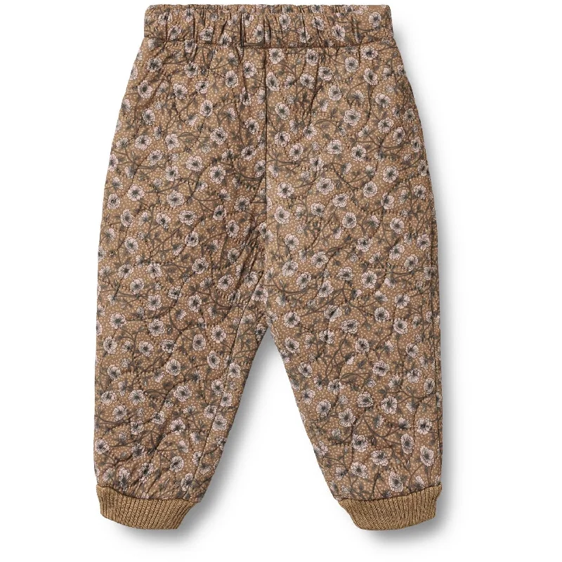Exquisite Design Wheat Caramel Anemones Thermo Pants Alex