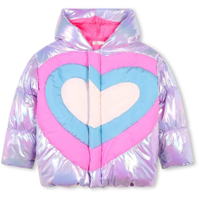 Breezy Outfits Billieblush Lilac Puffer Jacket