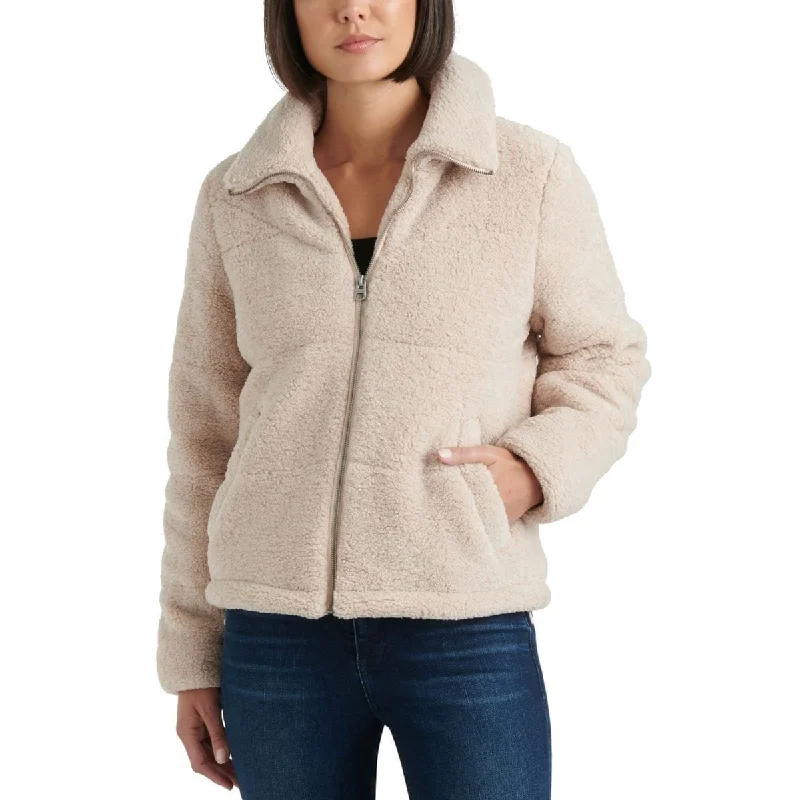 Avant-garde Design Lucky Brand Women's Teddy Jacket Brown Size Small