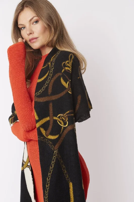 Age-reducing Style Chain Cashmere & Silk Scarf