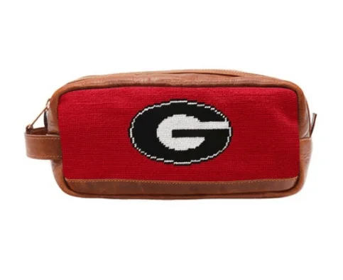 Sports And Leisure UGA Needlepoint Toiletry Bag
