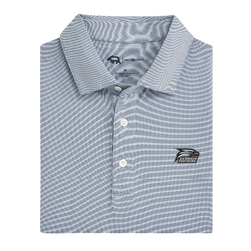 Versatile Items Hairline Stripe Georgia Southern Polo