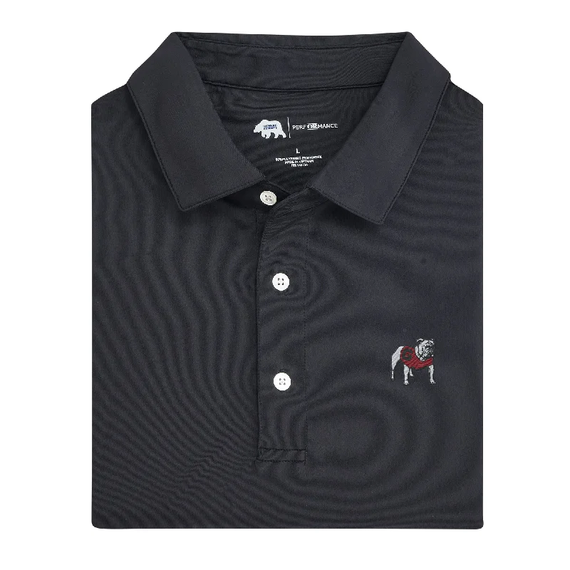 Comfortable And Cold-proof Solid Standing Bulldog Performance Polo