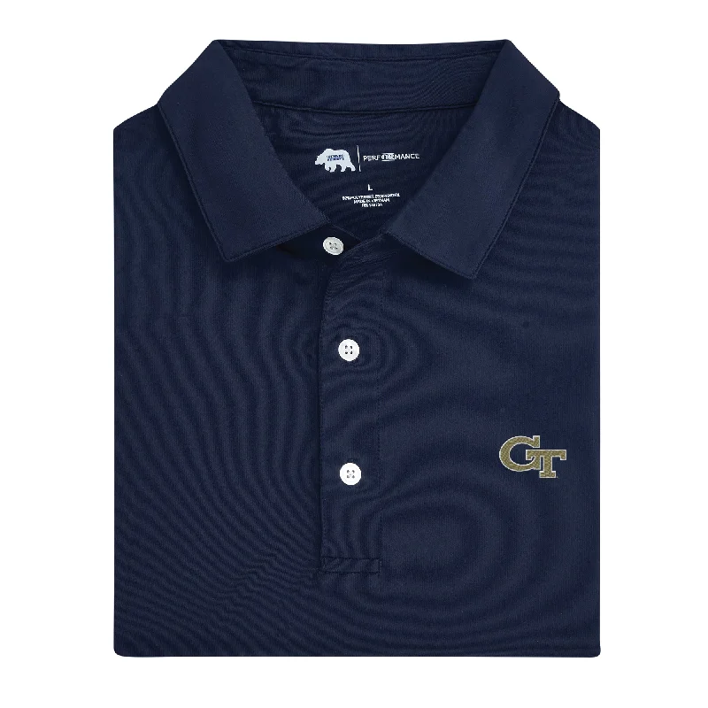 Diamond Series Solid Georgia Tech Performance Polo
