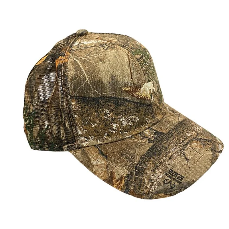 Lazy Style Camo Logo Trucker Hat