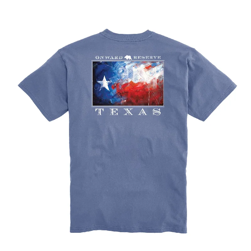 Carefree Style Texas Flag Short Sleeve Tee