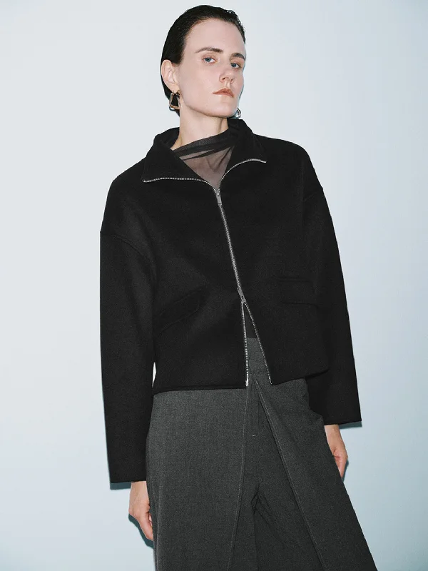 Trendy And Casual Zip Up Front Jackets