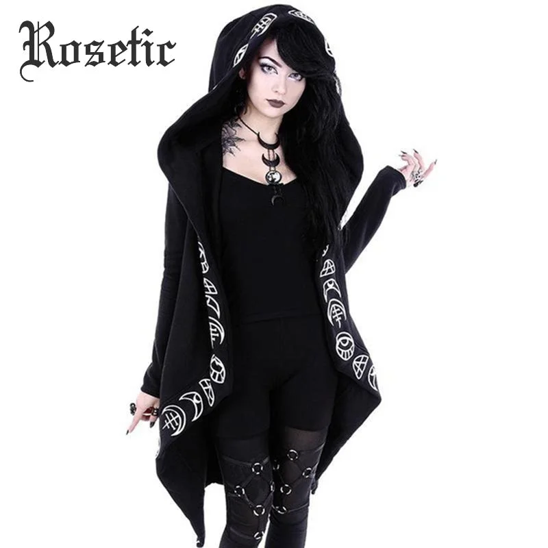 New Products Rosetic Hoodies  Gothic Casual
