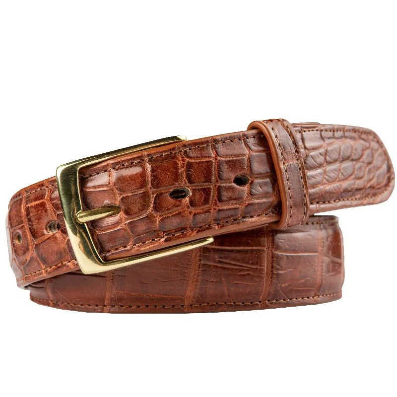 Personalized Design Alligator Belt