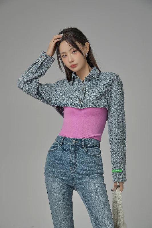 Nightclub Style What Will Happen Soon Denim Jacket