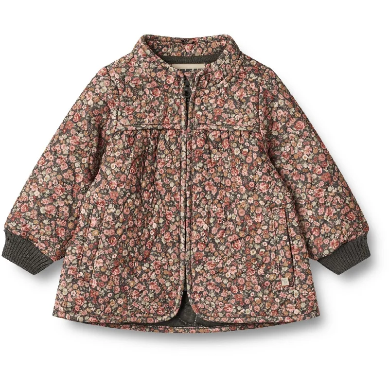 Refreshing Design Wheat Raven Wild Flowers Thermo Jacket Thilde