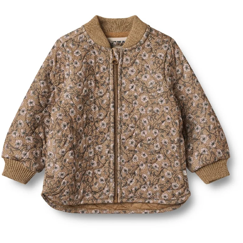 Simple Design Wheat Caramel Anemones Thermo Jacket Loui