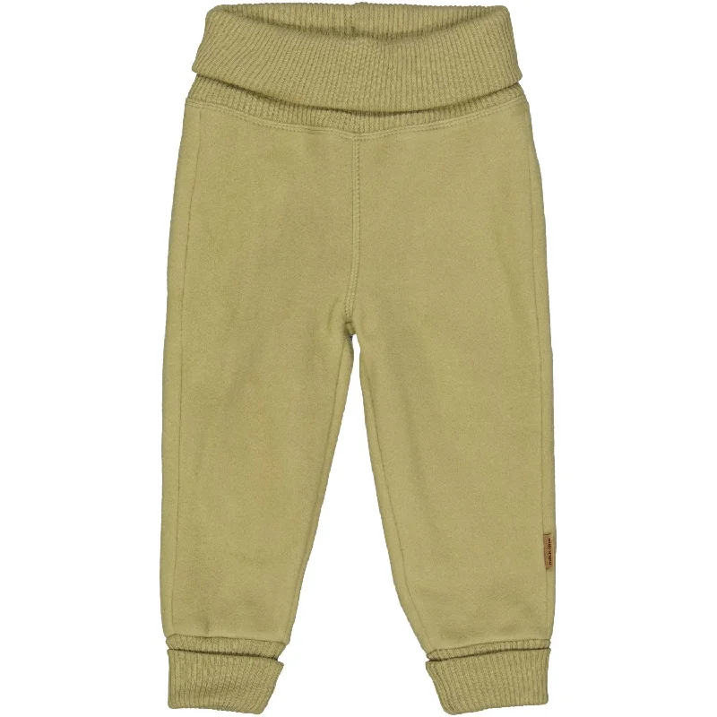 French Style Mikk-Line Dried Herb Cotton Fleece Pants