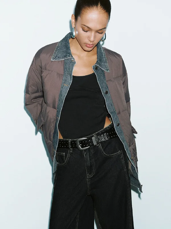 Integrated Design 2 In 1 Padded Down Outerwear