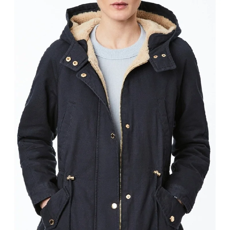 Boutique Recommendation Collection B Junior's Hooded Anorak Jacket Blue Size X-Small