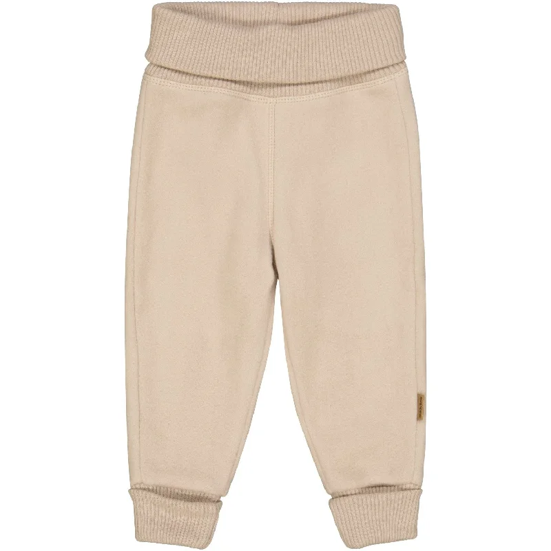 Sports And Leisure Mikk-Line Warm Taupe Cotton Fleece Pants