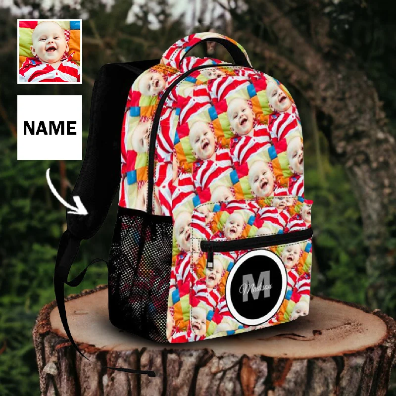 Economic Outlook Custom Photo & Name Printed Backpack Make Your Own Fun Design Casual Backpack Economic Outlook Custom Photo & Name Printed Backpack Make Your Own Fun Design Casual Backpack
