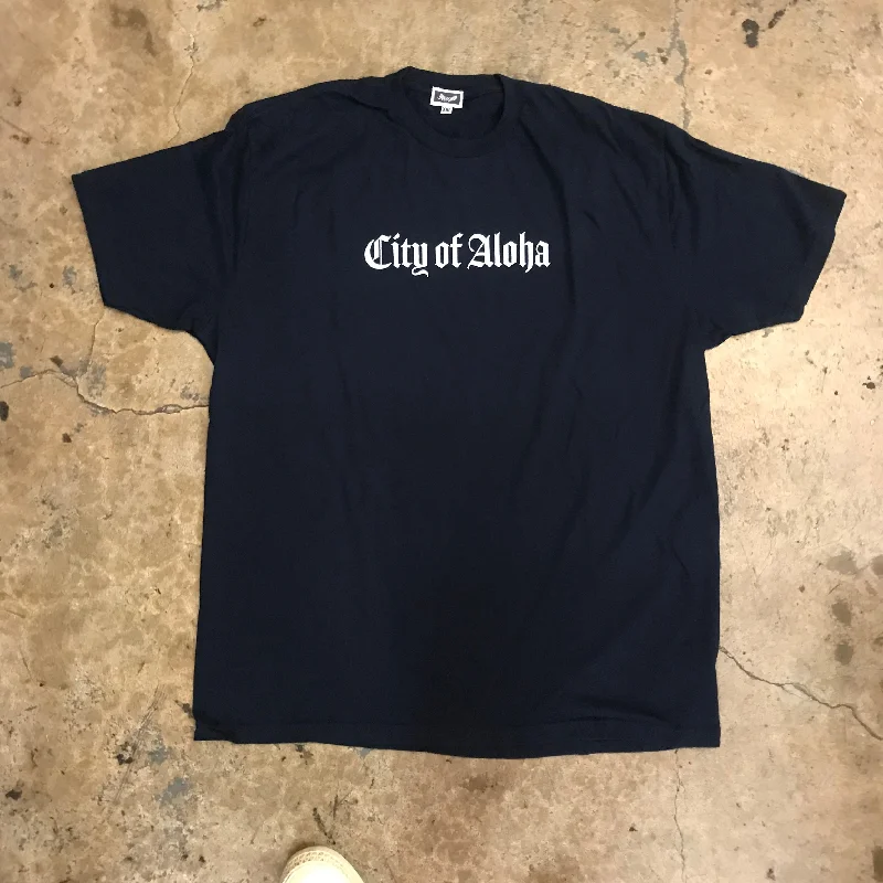 New Design CITY OF ALOHA OLD ENGLISH SCRIPT