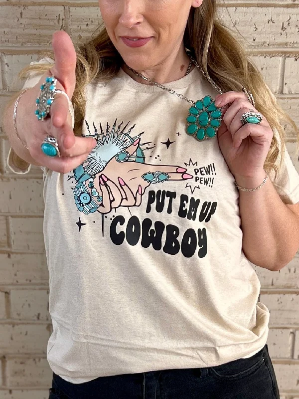 Put Em' Up Cowboy Graphic Tee*