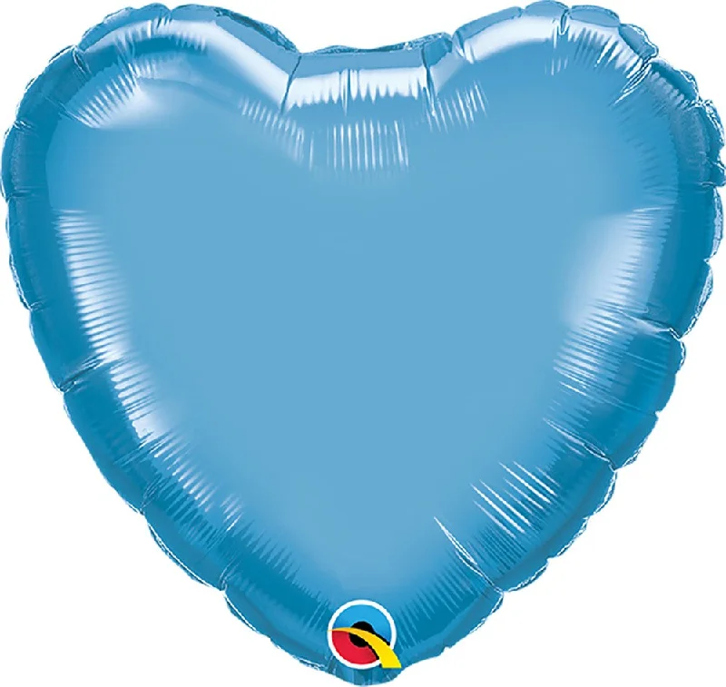 Fashionable And Fashionable 18 inch HEART - CHROME BLUE