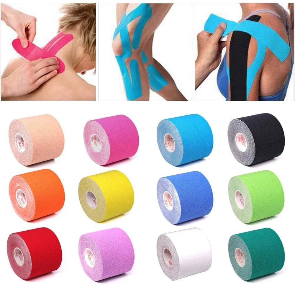 Fashionable And Versatile 5 Size Kinesiology Tape Athletic Elastoplast Sport Recovery Strapping Gym Waterproof Tennis Muscle Pain Relief Bandage Fashionable And Versatile 5 Size Kinesiology Tape Athletic Elastoplast Sport Recovery Strapping Gym Waterproof Tennis Muscle Pain Relief Bandage