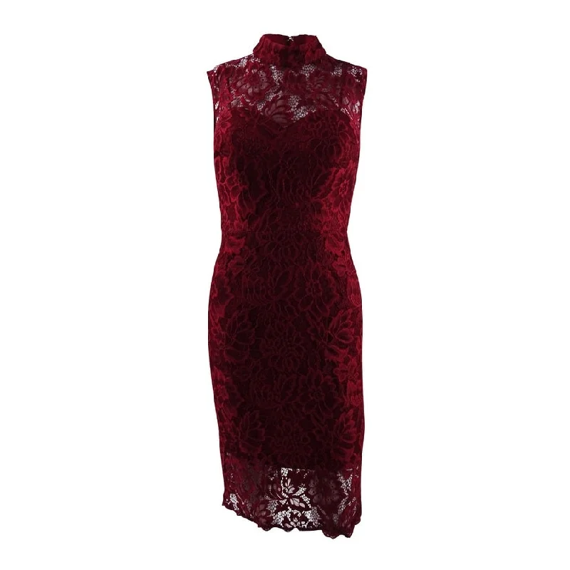 Street Charm Betsy & Adam Women's Lace Sheath Dress