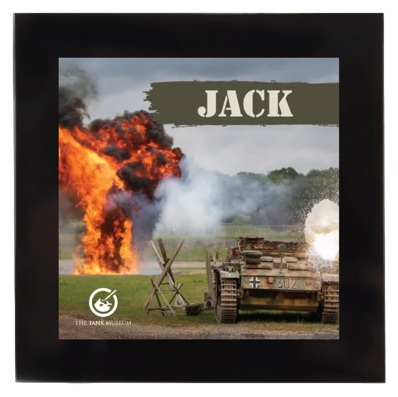 Sports Series D-Day Personalised Square Coaster