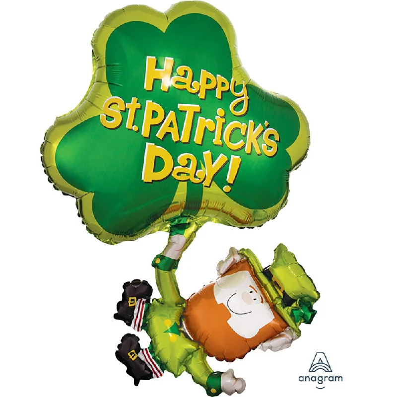 Fashion Must-have 33 inch HAPPY ST. PATRICK'S LEPRECHAUN