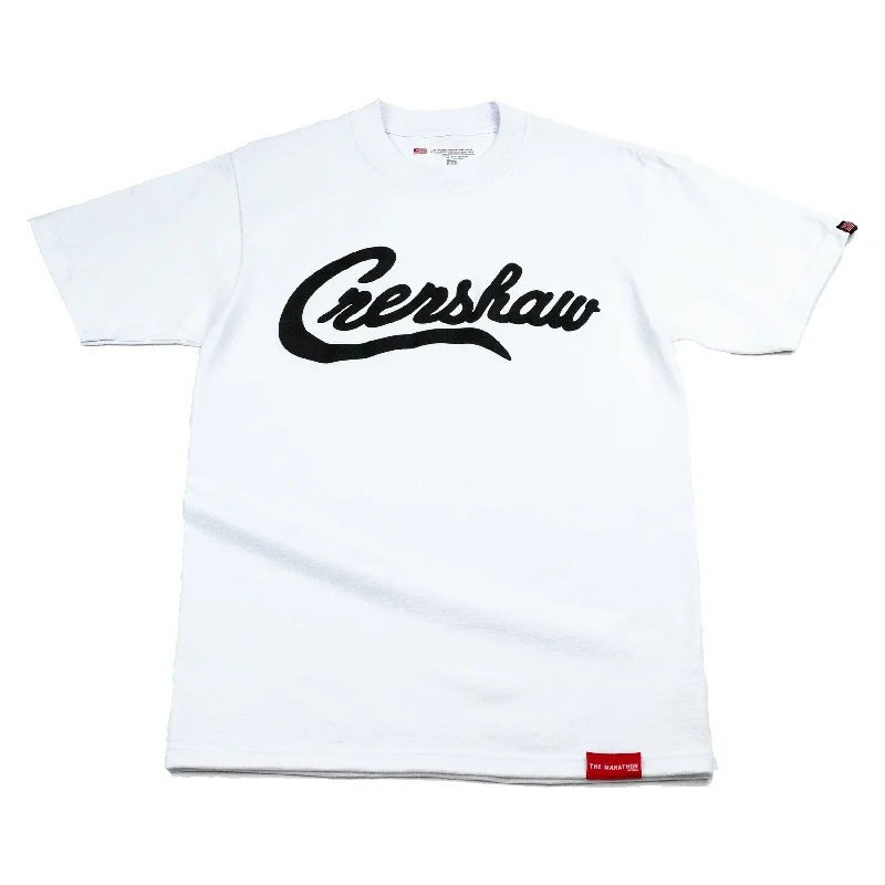 Warm Chic Outfits Limited Edition Crenshaw T-Shirt - White/Black