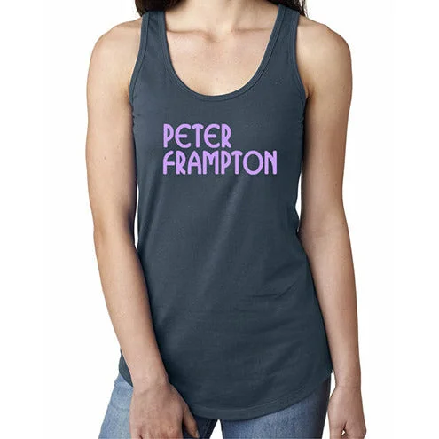 Body Design Peter Frampton - Ladies Stacked Wordmark Logo Tank Top