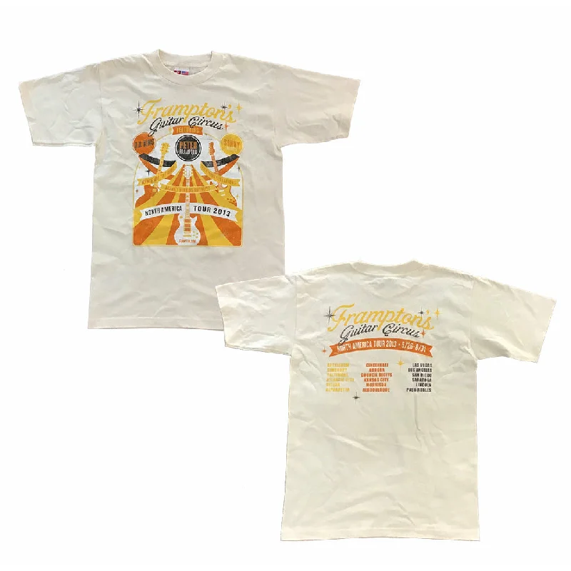 Comfortable Dresses Peter Frampton - Guitar Circus 2013 Tour T-Shirt