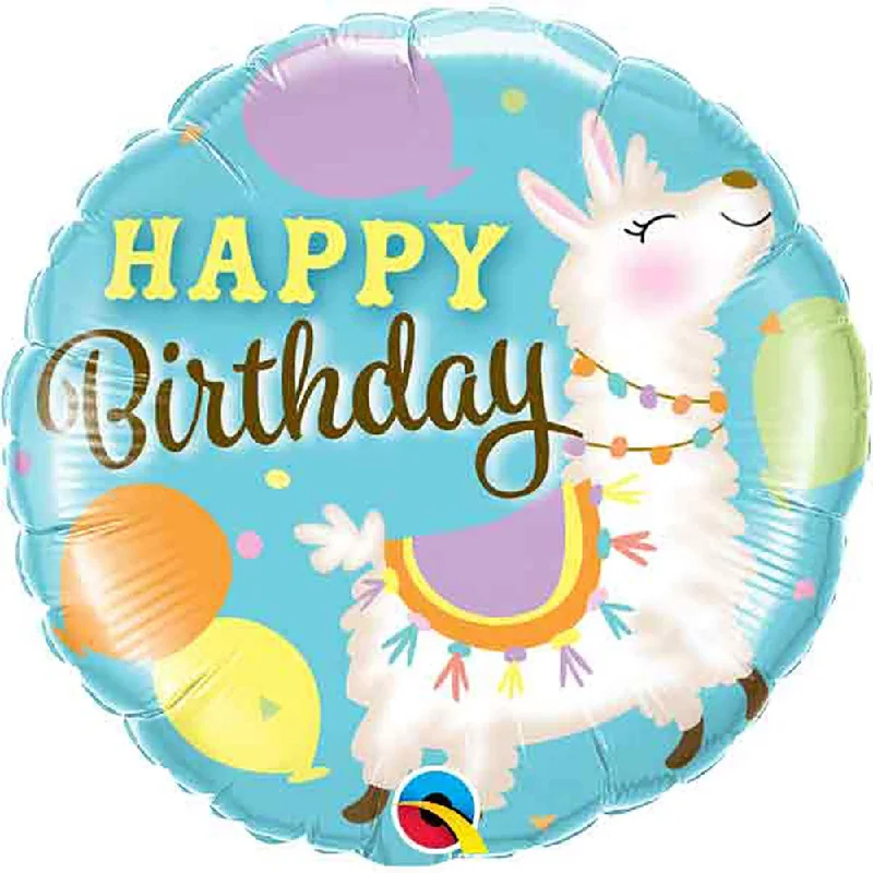 Lazy Home 18 inch BIRTHDAY LLAMA