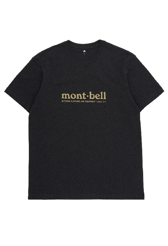 Versatile Comfort Montbell Pear Skin Cotton Mont-Bell T-Shirt - Dark Grey