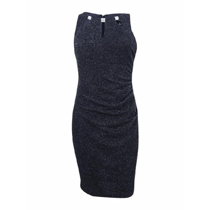 Trendy Looks Betsy & Adam Women's Sparkle Cocktail Dress