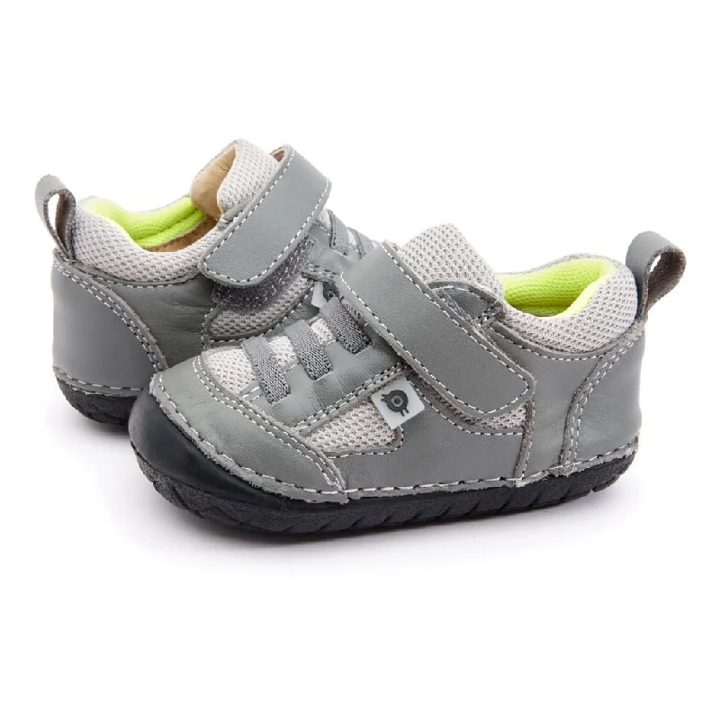 Versatile Comfort Gray Pave Velcro Sneakers