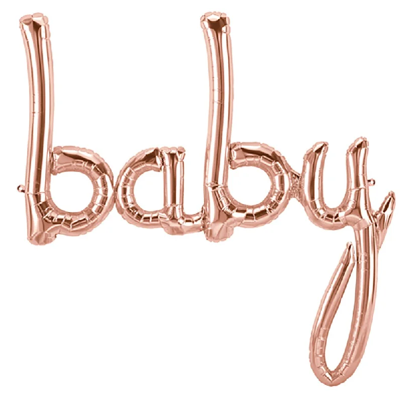 Elegant Comfort 46 inch BABY SCRIPT - ROSE GOLD (AIR-FILL ONLY)
