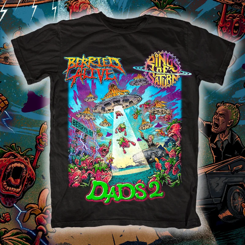Exquisite Embroidery Rings of Saturn "Dads 2 Berrya 51" T-Shirt