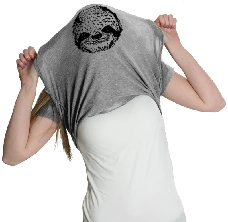Sporty Elegance Ask Me Why I'm Lazy Sloth Flip Women's T Shirt