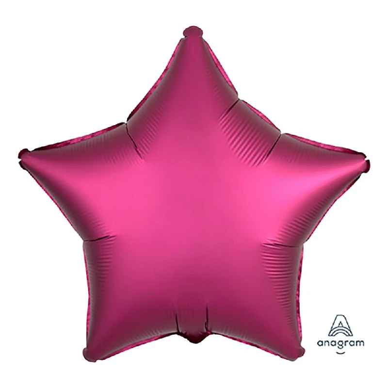 Fresh And Elegant 19 inch STAR - SATIN LUXE POMEGRANATE